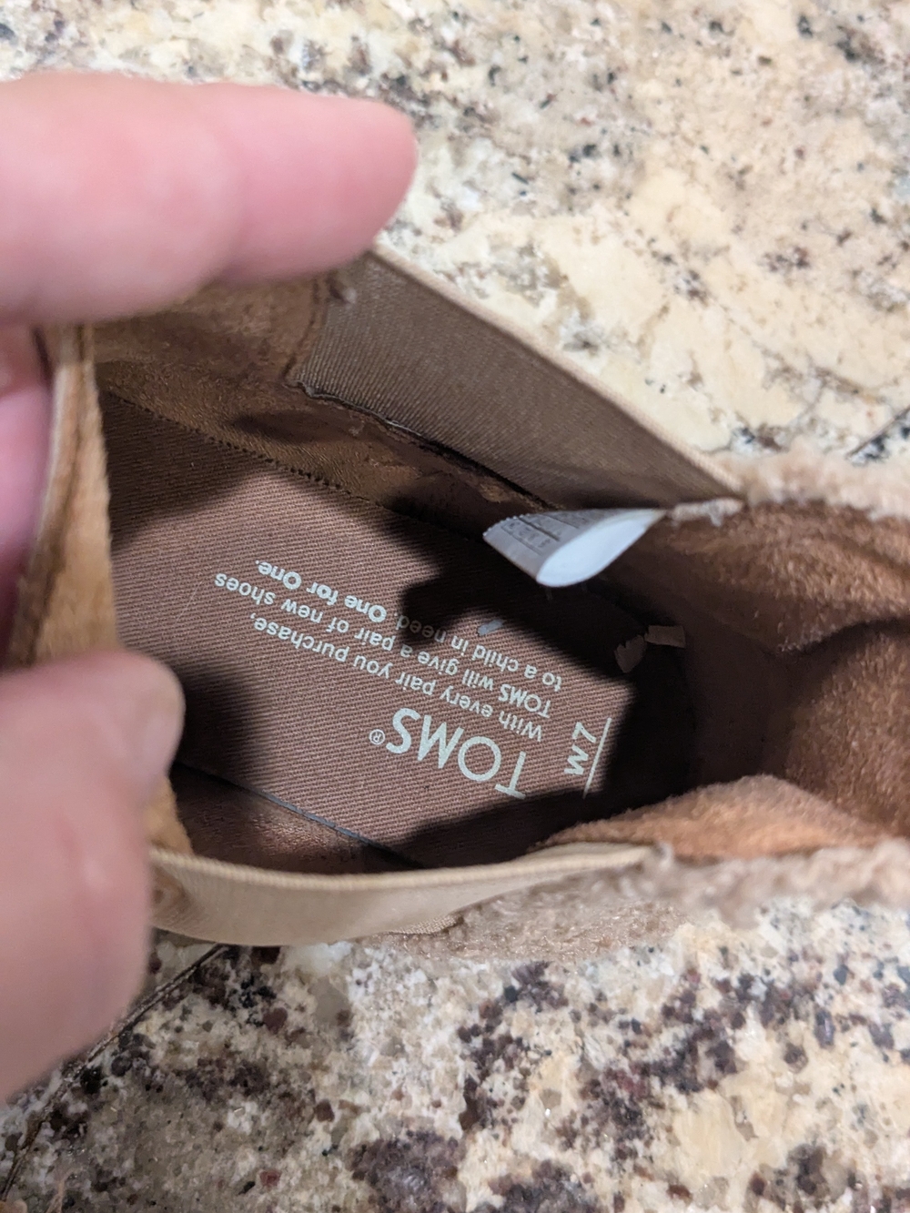 Toms Tan Chelsea Ankle Booties - Slip-On Leather Booties - Picture 5 of 7